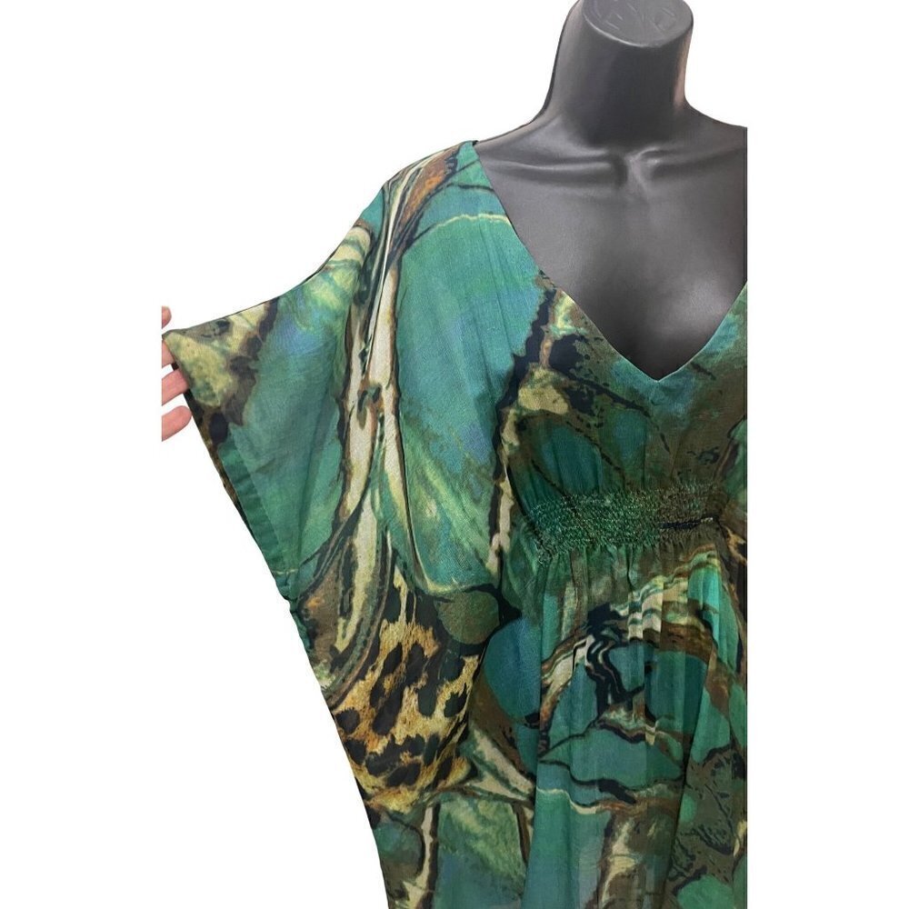 Indi Chic by Margaux Deas semi sheer casual top/ beach cover/tunic